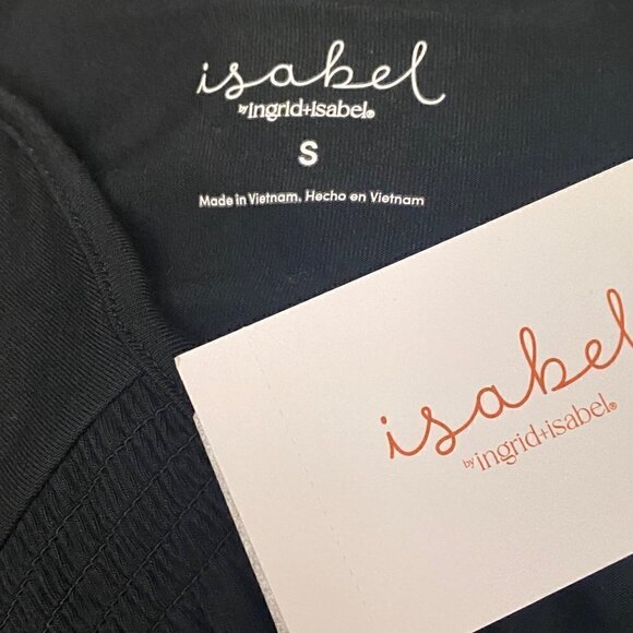 NEW Isabel Maternity Ruffle Midi Dress in Black Size Small - Picture 6 of 7